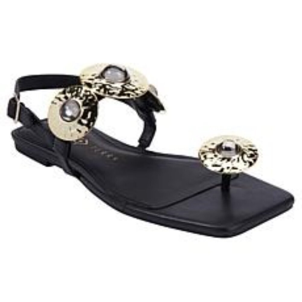 Katy Perry Women's The Camie Stone Sandal Strappy Stones Black Size 5M NIB - Picture 10 of 10